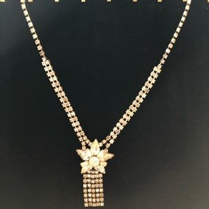 Vintage crystal necklace